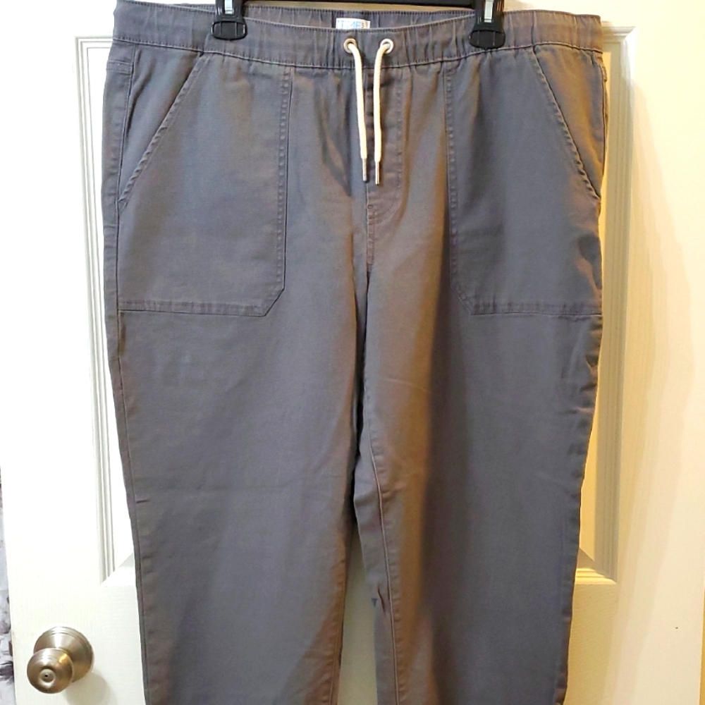 Time N Tru Woman's  Gray Pants XL